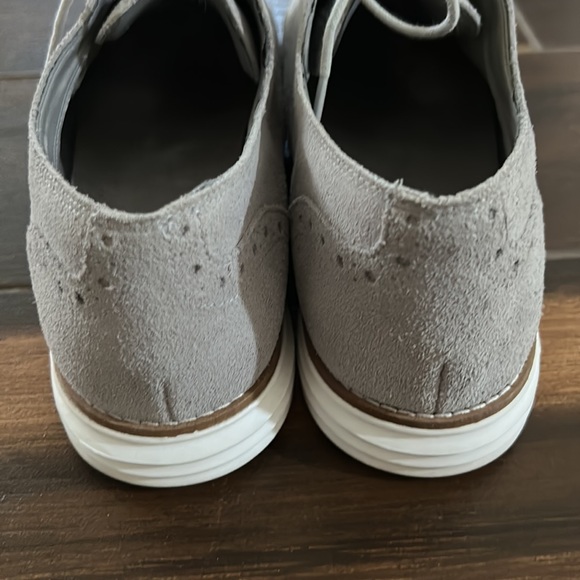 Cole Haan Suede Grand Wingtip II Lace Up Loafer - Picture 5 of 7